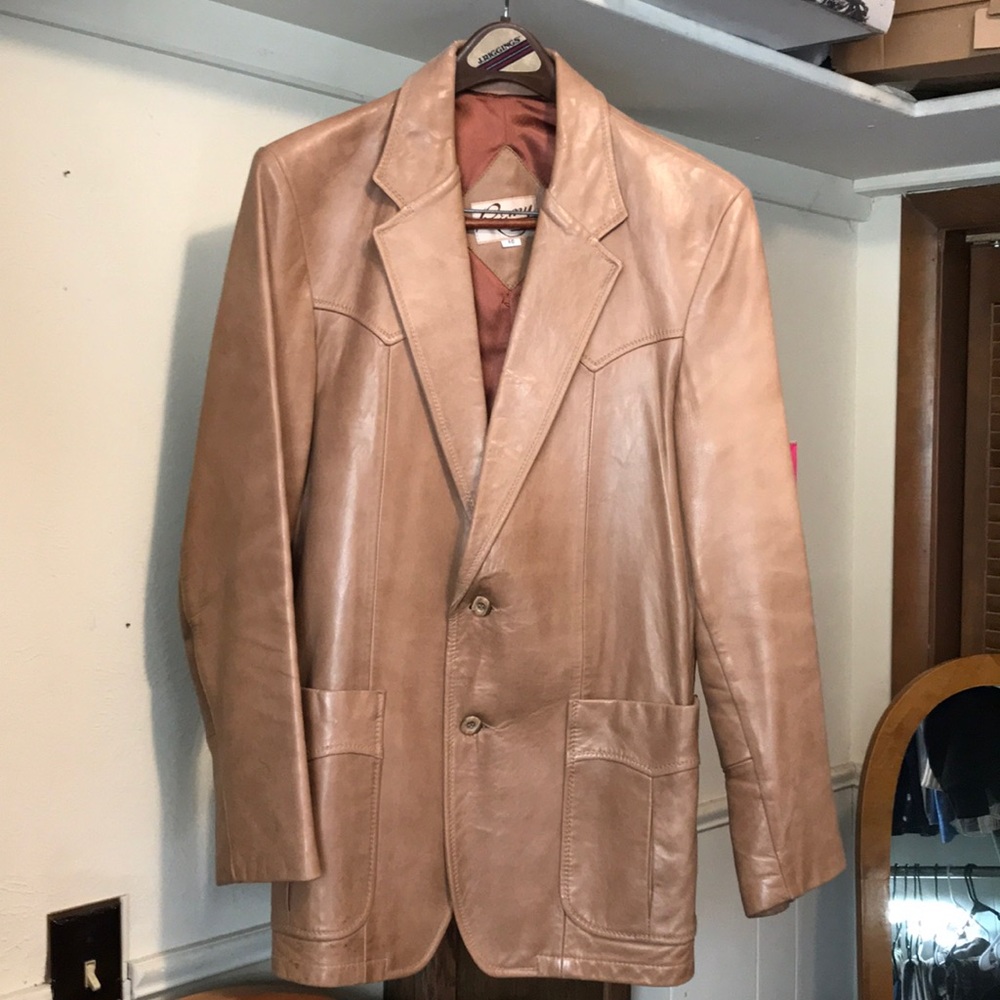 TRUE VINTAGE 70’s-80’s Remy Leather Jacket Men’s